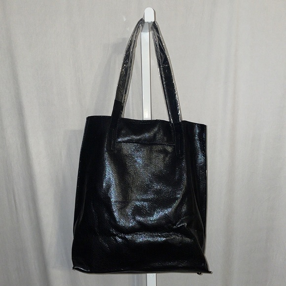 Olivia Miller Faux Leather Handbag with Reverse Sequin Embellishment - Picture 2 of 14